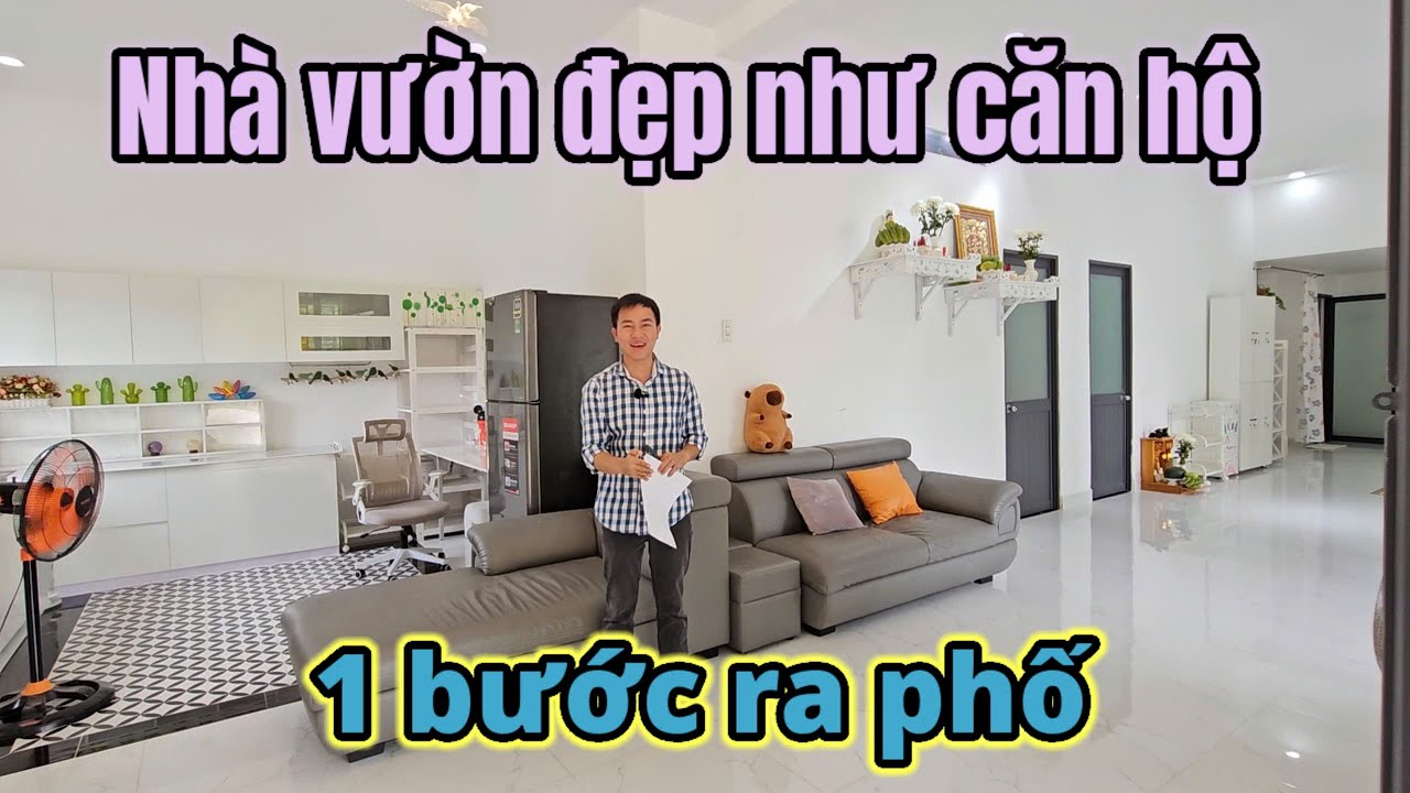 Nhà vườn nở hậu gần chợ Long Hoa về Tòa Thánh Tây Ninh 5 phút đường ô tô 3PN 2WC kế trường cấp 2 SHR