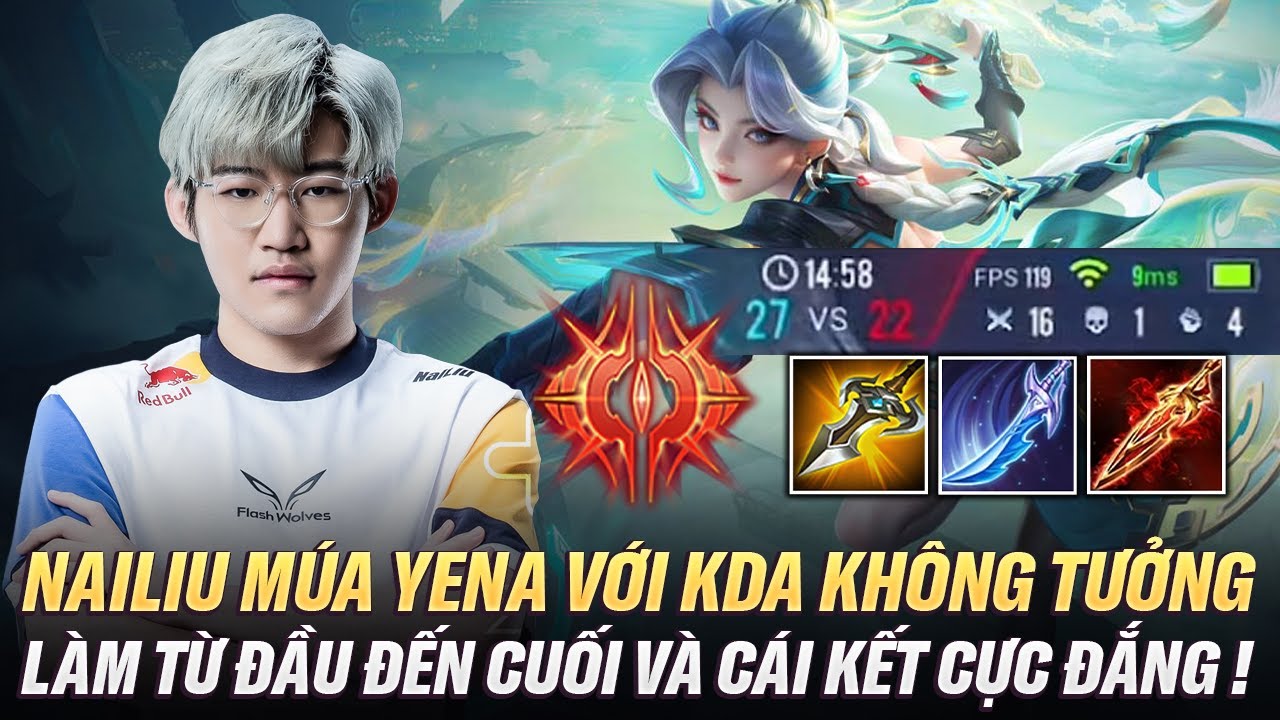 Nailiu Múa Yena Làm Từ Đầu Đến Cuối Với KDA Không Tưởng Và Cái Kết Cực Đắng Trên Top Đấu Đỉnh Cao