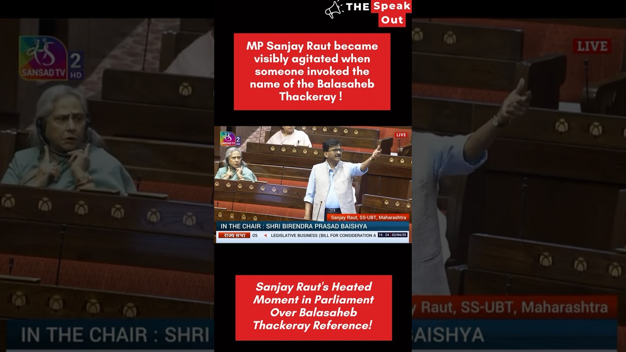Sanjay Raut Reacts Strongly to Balasaheb Thackeray's Name Mention in Rajya Sabha ! Shivsena | Viral