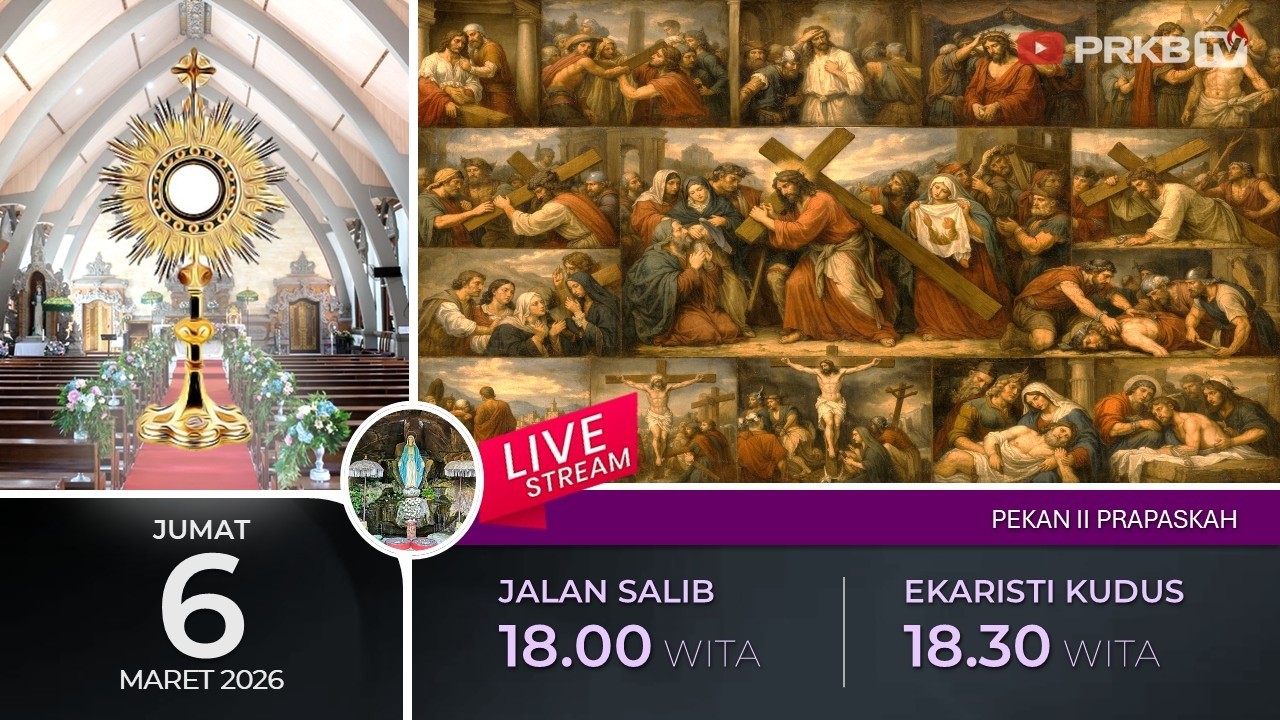 LIVE JALAN SALIB & EKARISTI KUDUS JUMAT PERTAMA,  6/3/26 18.00 WITA
