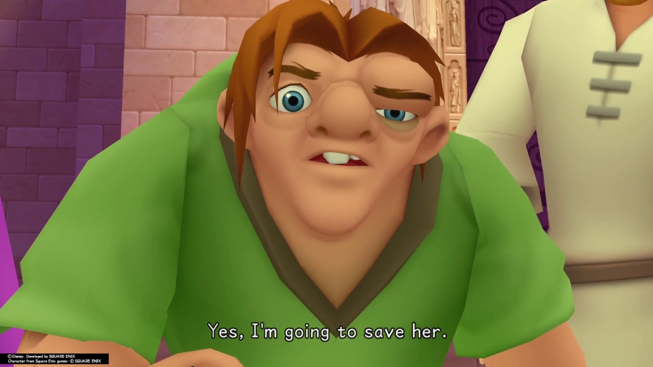 KINGDOM HEARTS Dream Drop Distance - Quasimodo  & Esmeralda
