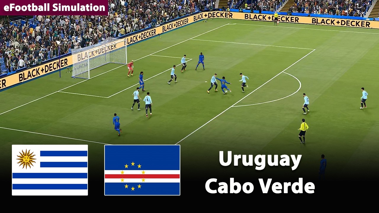 🔴Live- Uruguay vs Cape Verde | World Cup 2026 | eFootball PES21 Simulation