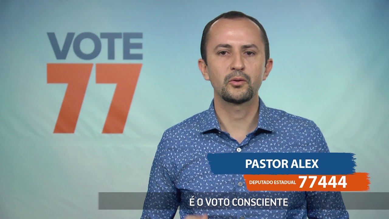 PASTOR ALEX É CANDIDATO A DEPUTADO ESTADUAL