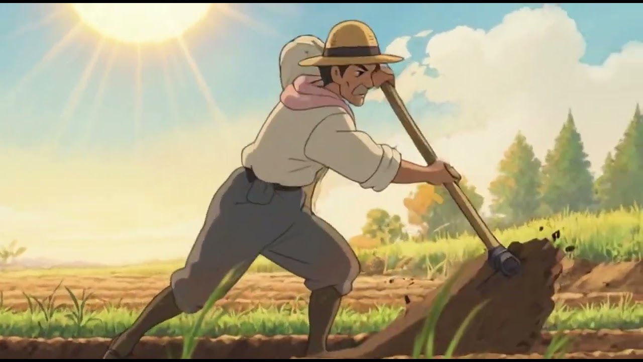 The Farmer Who Never Gave Up | Emotional Ghibli-Style Story About Hard Work & Family