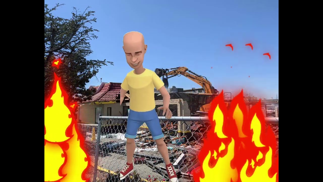Caillou misbehaves at McDonald’s/grounded