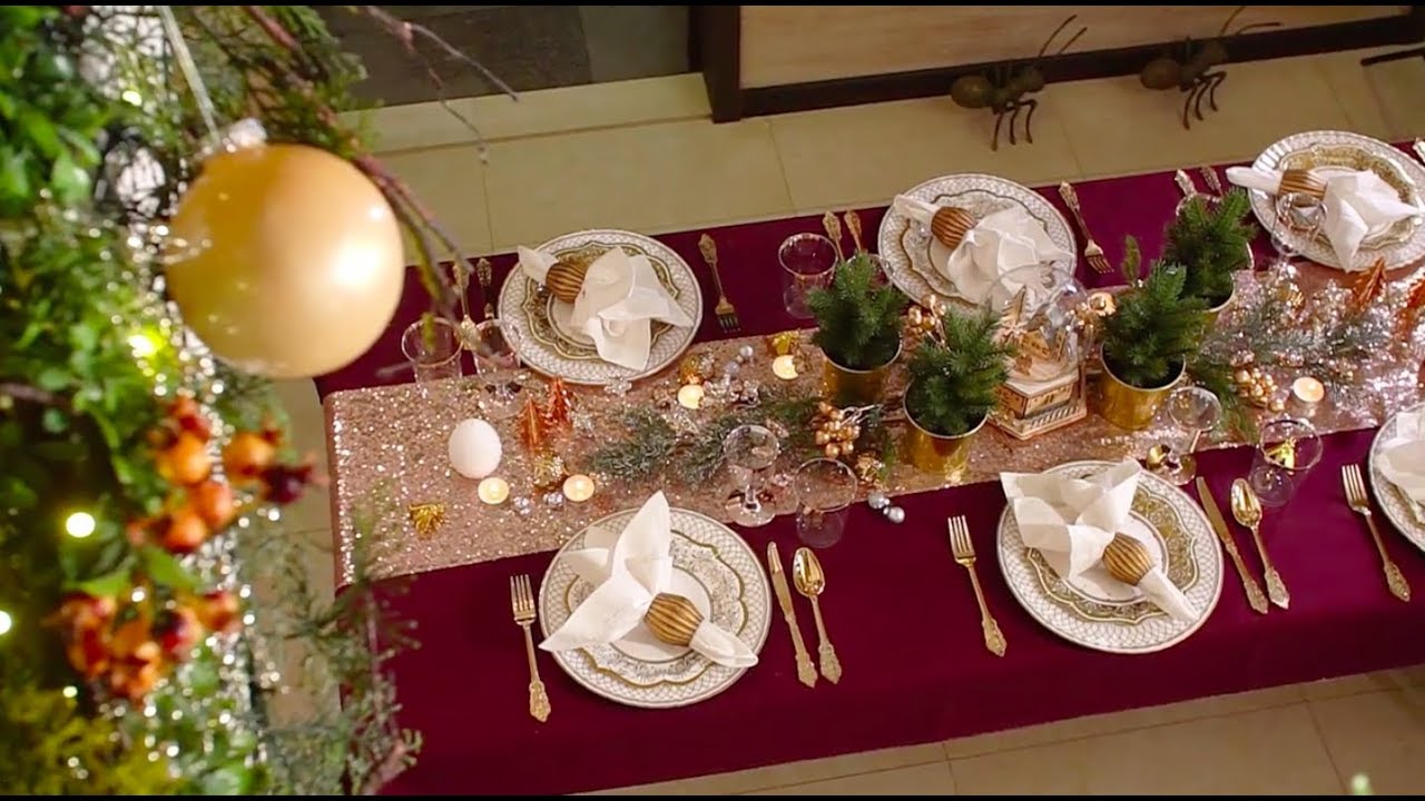 How to Set Your Christmas Table