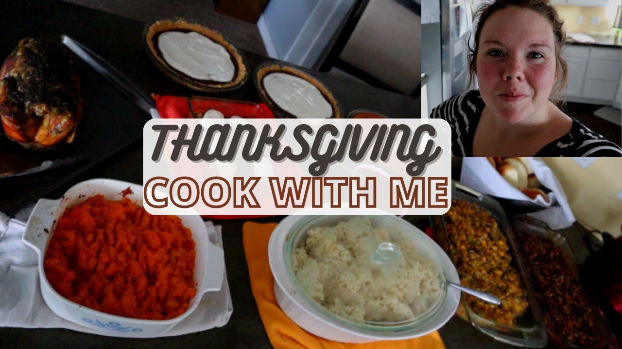 Thanksgiving 2020 cook with me || COOKING all the things from SCRATCH