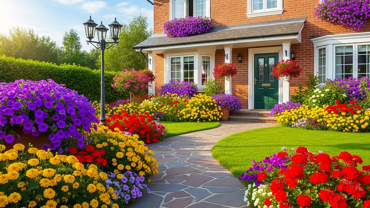 This Garden Will Calm You Instantly 🌿 Relaxing Piano Music for Deep Peace & Happiness
