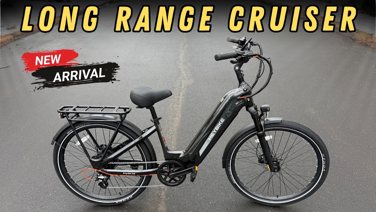 Heybike Hybrid 🏝️ Comfy Long Range Cruiser Ebike