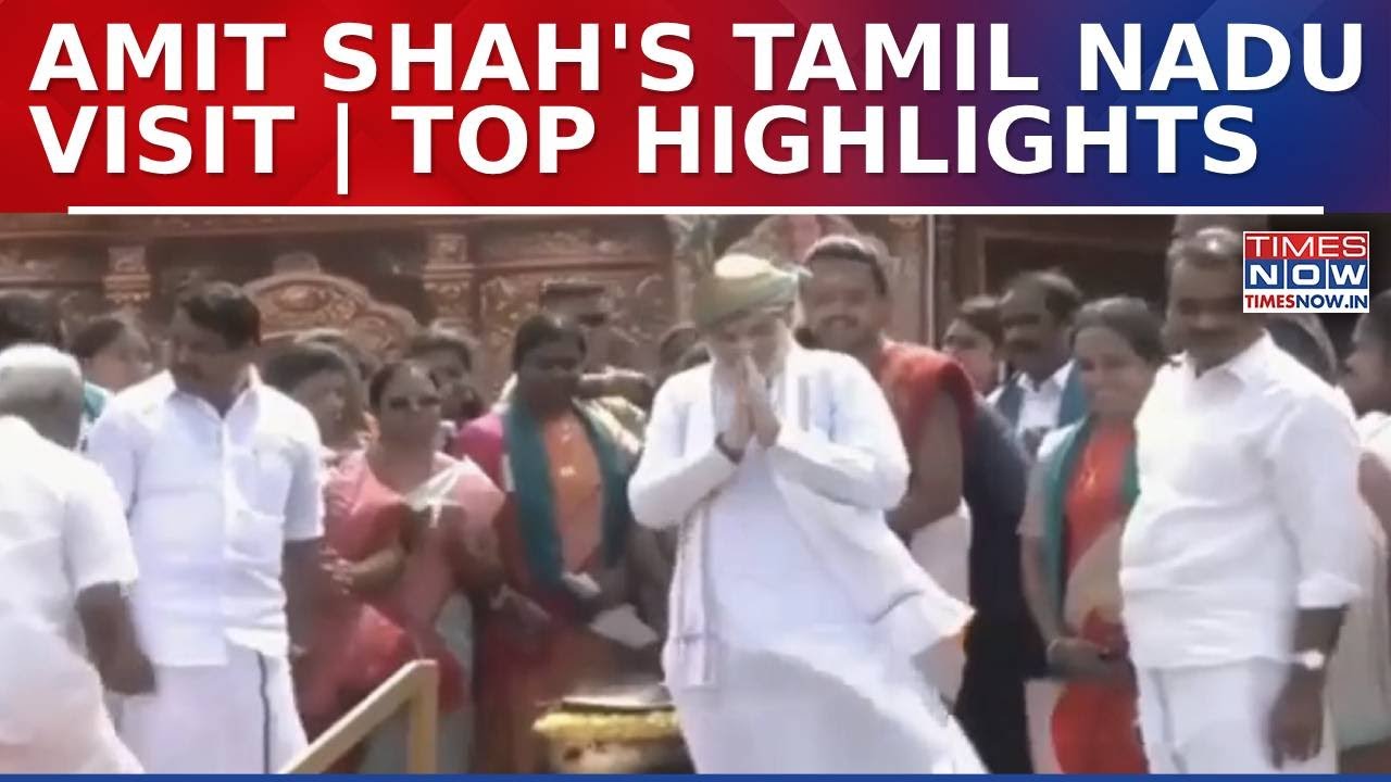 NDA Will Form Govt In Tamil Nadu' Says Amit Shah, Attacks DMK On 'Corruption & Dynast Politics'