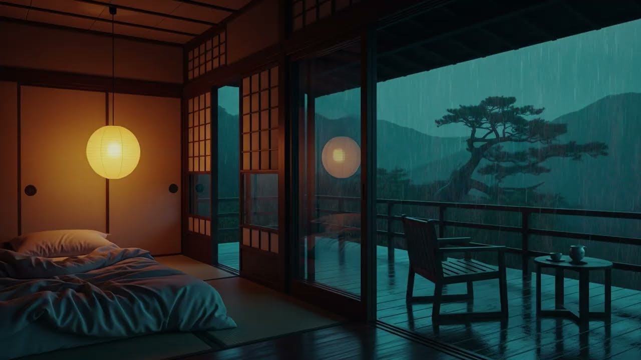 When the Rain Finds the Cabin Roof — The World Slows Down in Silence - Relaxing Rain Sounds ASMR