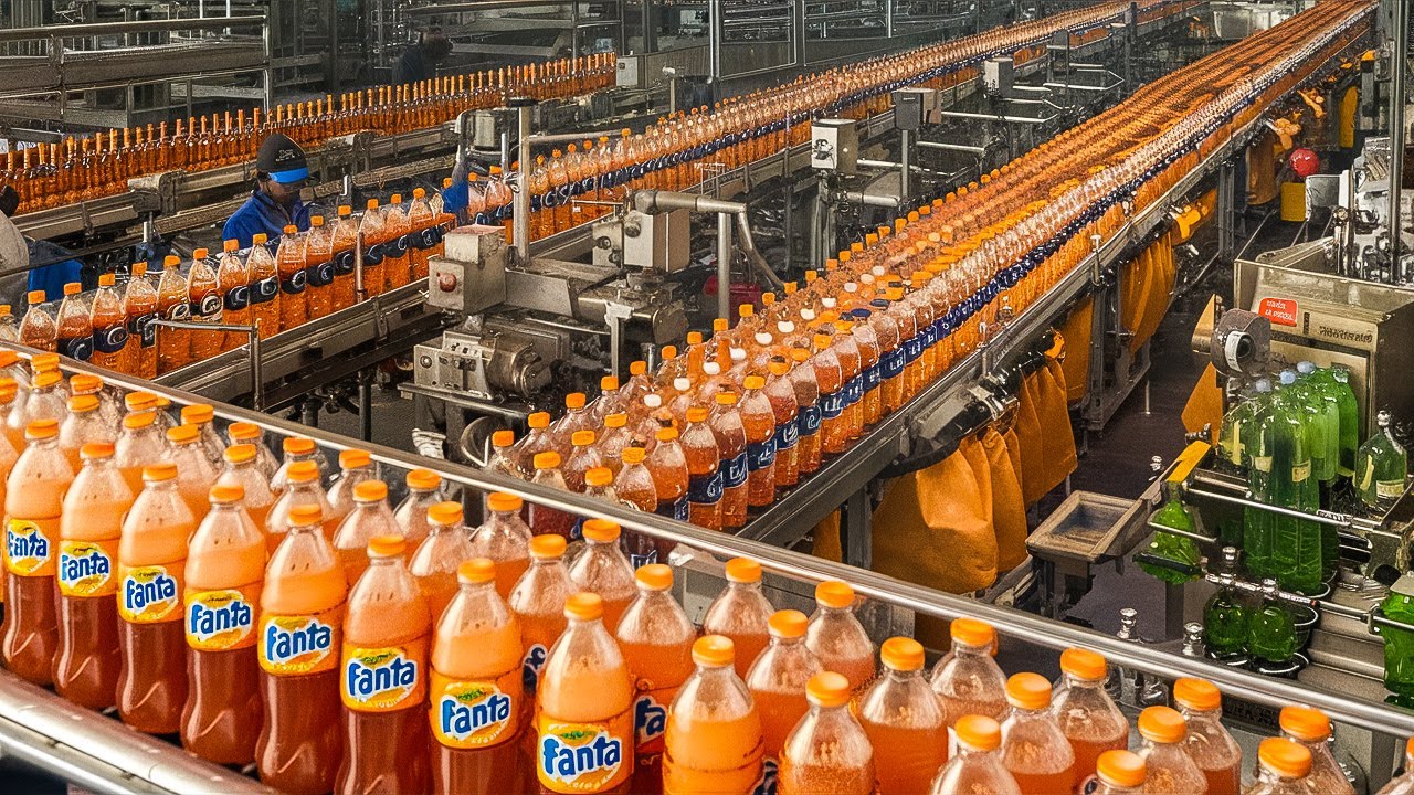 How Fanta Is Made in a Factory (Full Documentary)