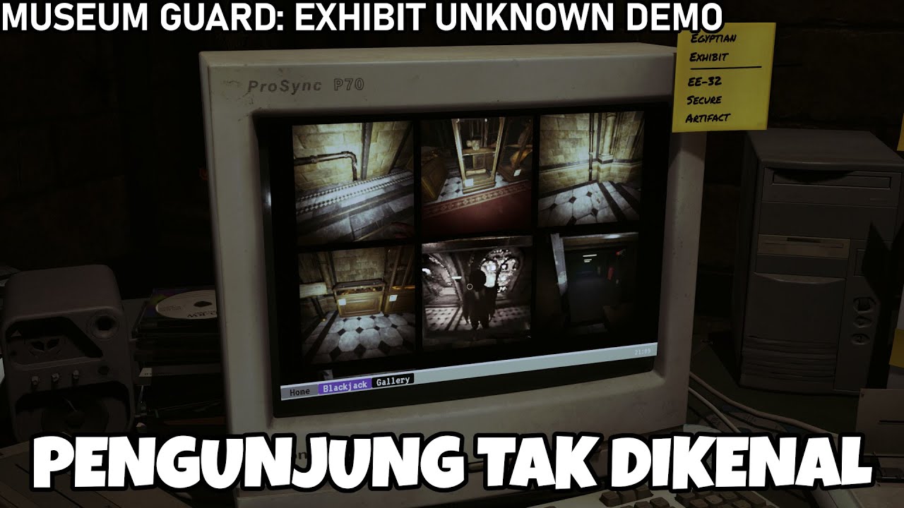 Sosok Menyeramkan Di Museum Pukul 3 Pagi - Museum Guard: Exhibit Unknown Demo