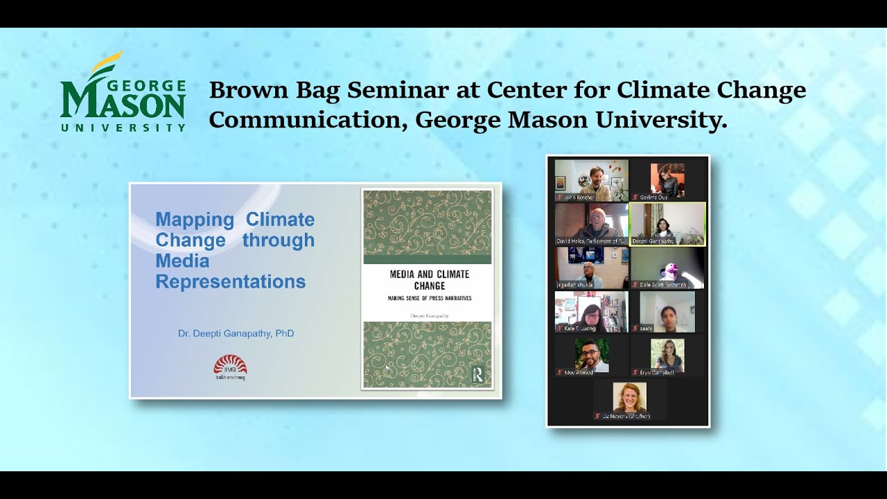 Brown Bag Seminar at Centre for  Climate Change Communication, George Mason University