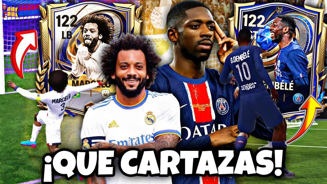 🤯¡PROBÉ a MARCELO TOTY y DEMBÉLÉ TOTY al MISMO TIEMPO!🇧🇷🇫🇷