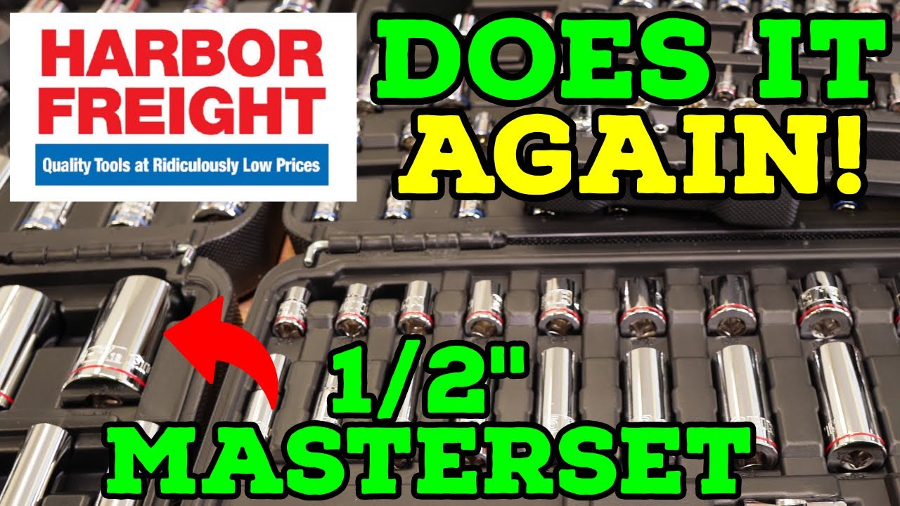 Новый набор головок Harbor Freight Quinn 1/2