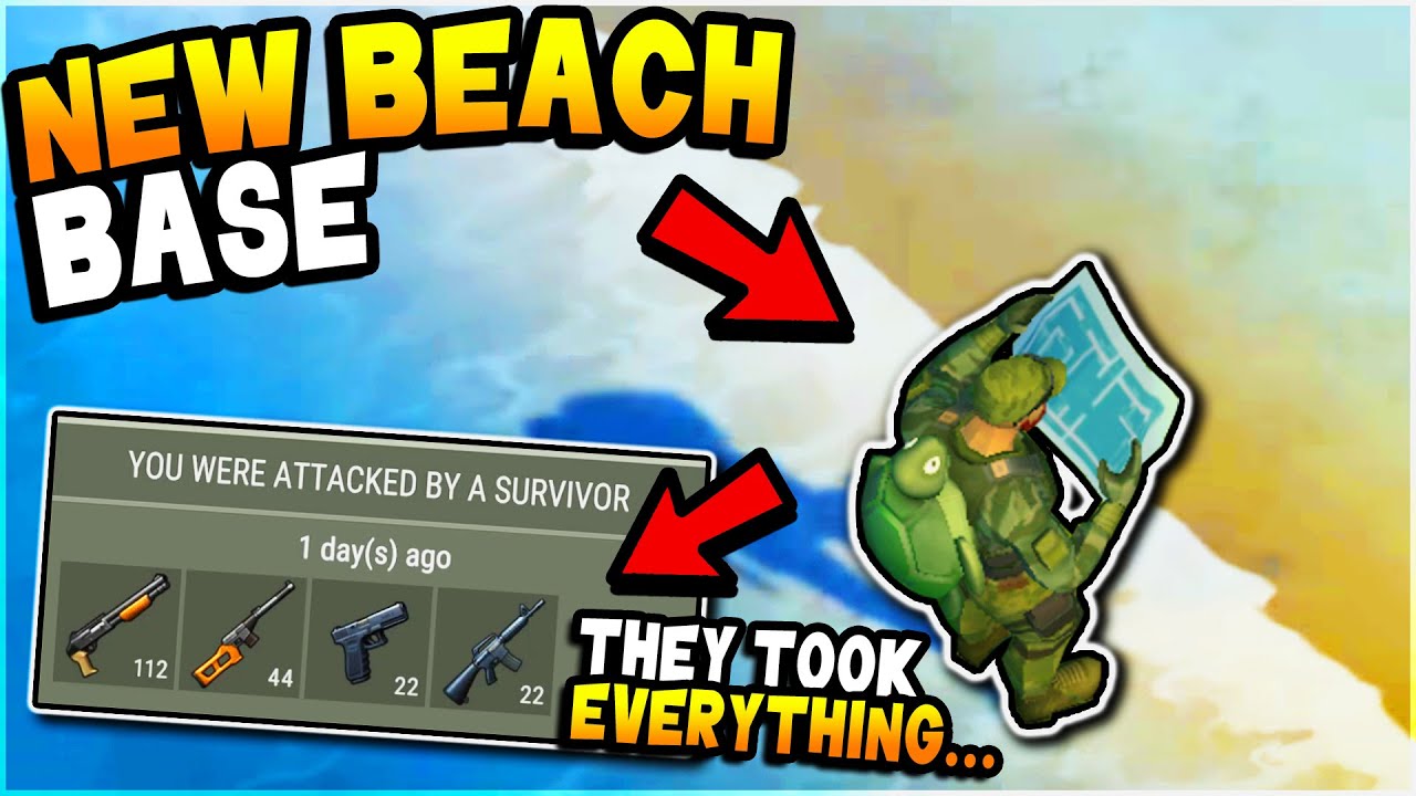 THEY TOOK IT ALL, so I'm building a NEW 2ND *BEACH BASE* (New Permanent Content) - Last Day on Earth