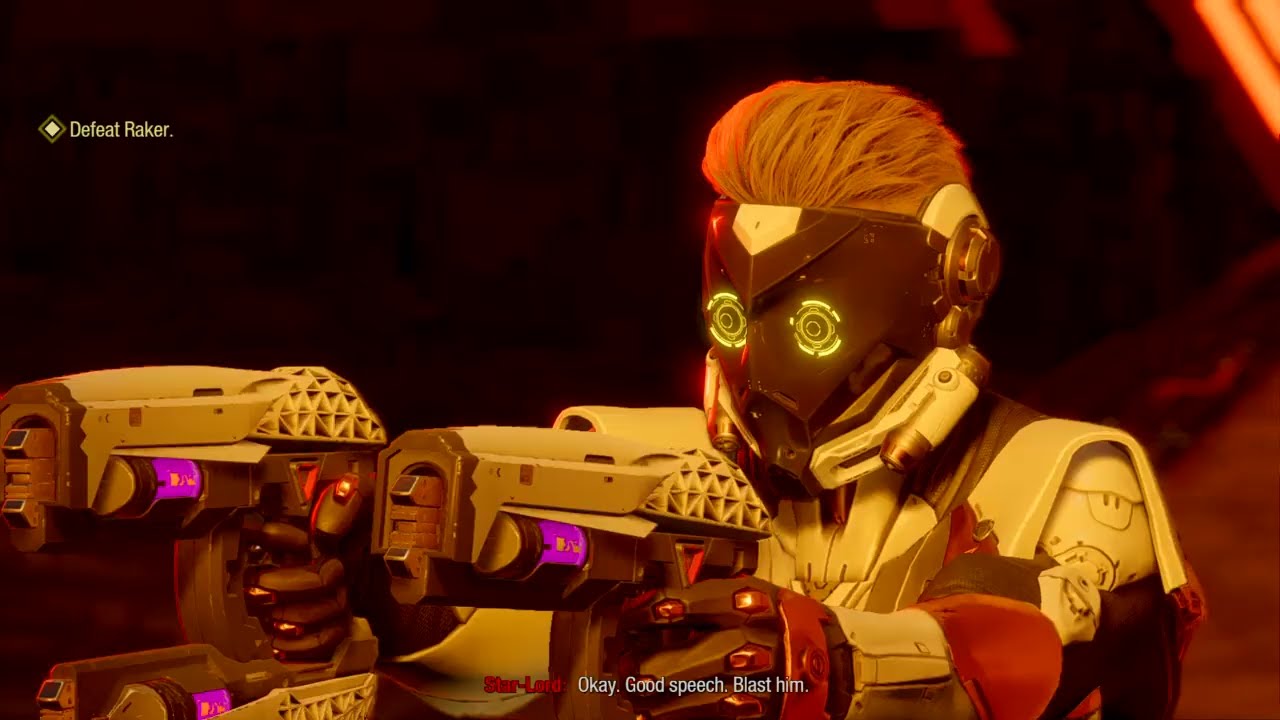 Marvel's Guardians of the Galaxy: Grand Unifier Raker Boss Fight