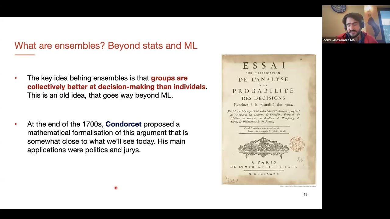 Pierre-Alexandre Mattei - Ensembles in machine learning: (simple) theory and (simple) practice