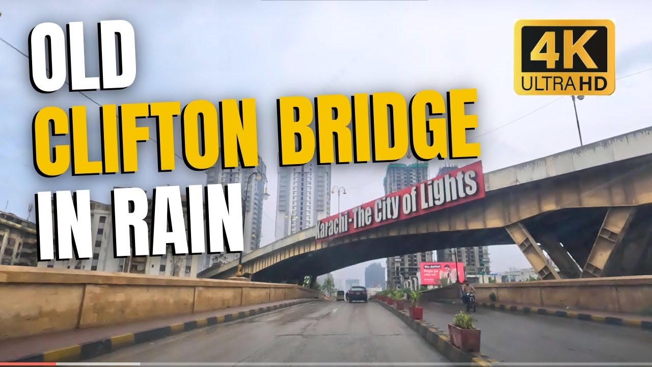 Old Clifton Bridge in Rain | Epic Karachi