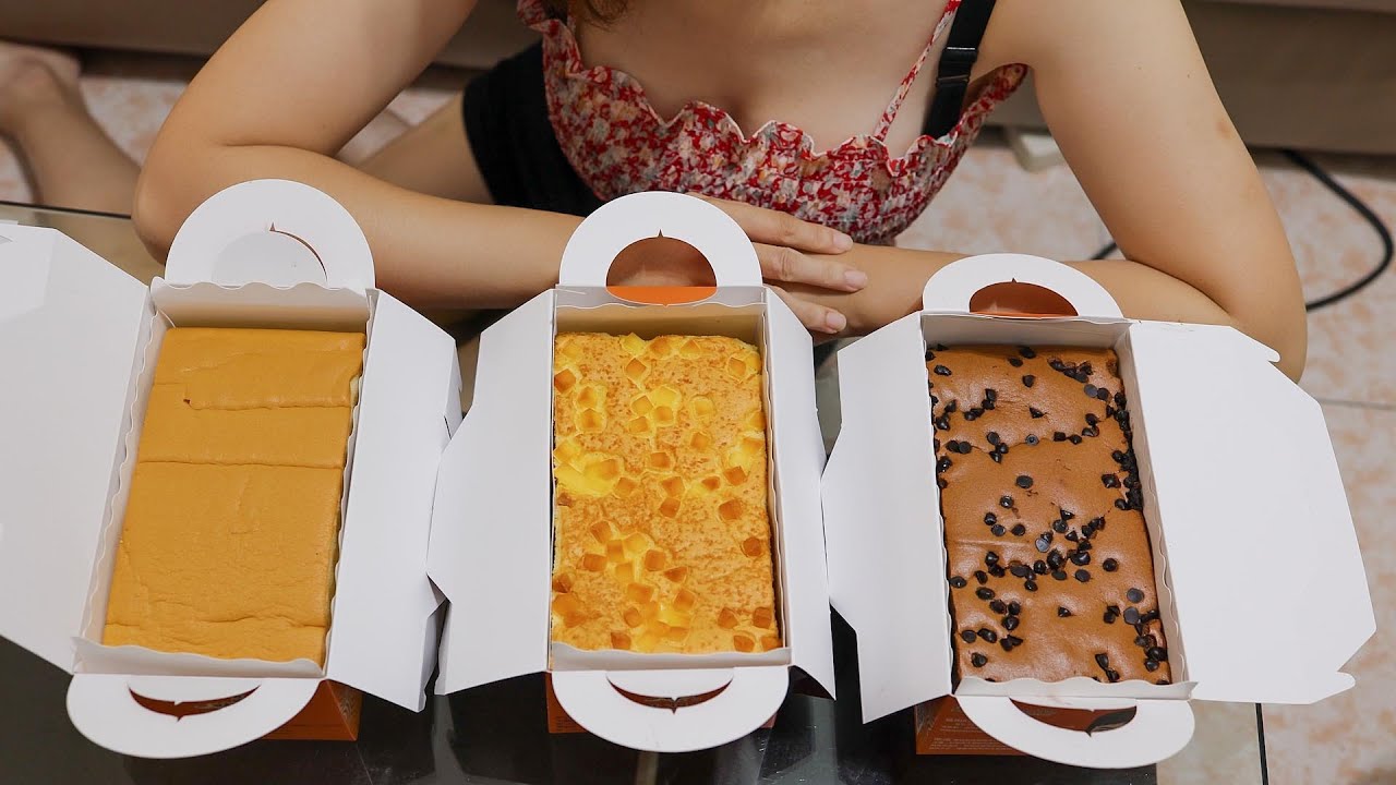 Три вкуса торта «Джиггли» - традиционная тайваньская еда