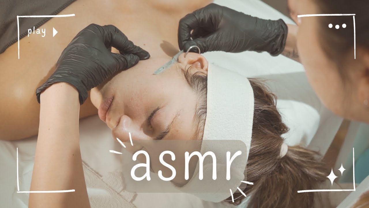 ASMR | Dermaplaning y skincare para dormir • tratamiento facial susurrando