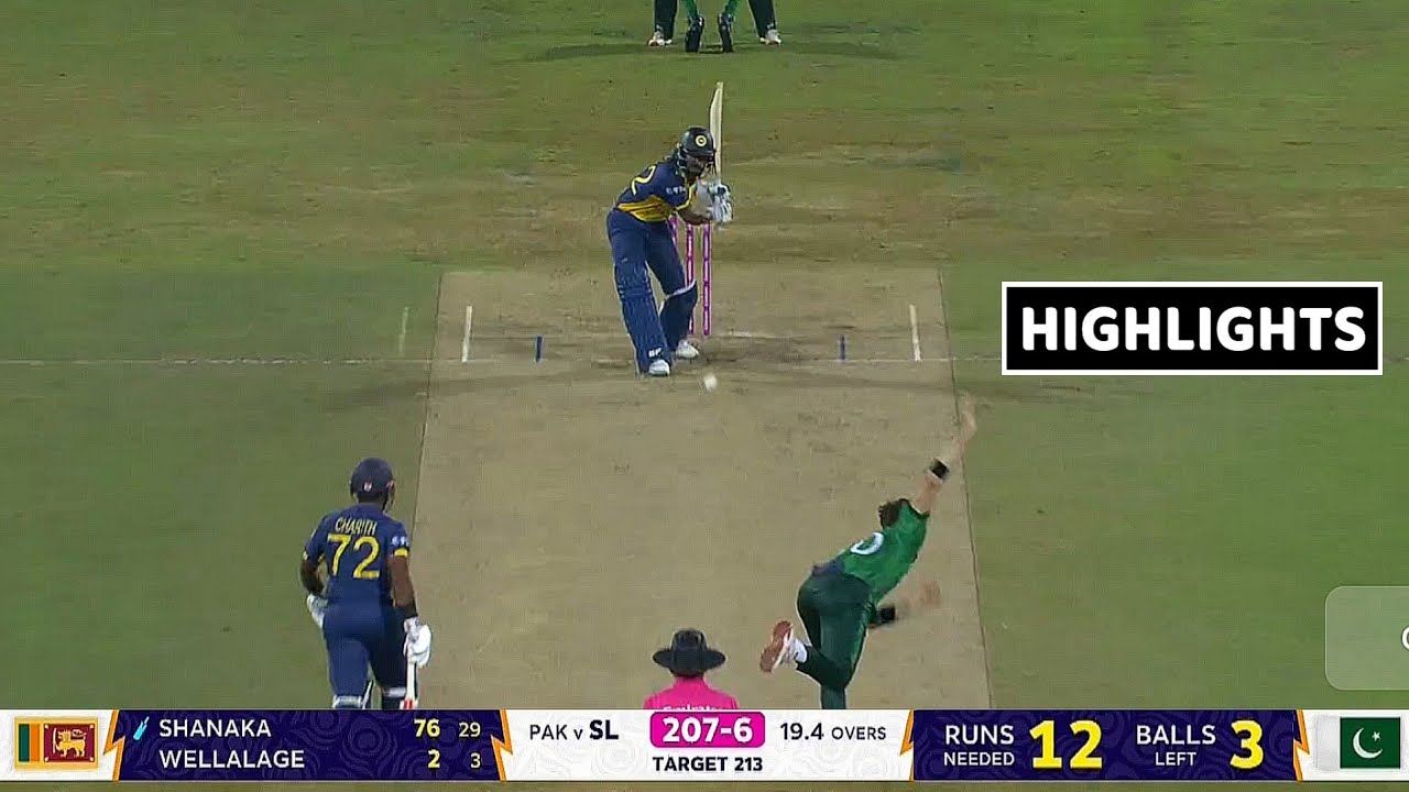 Pakistan vs Sri Lanka T20 World Cup 2026 Highlights | Full Match Highlights
