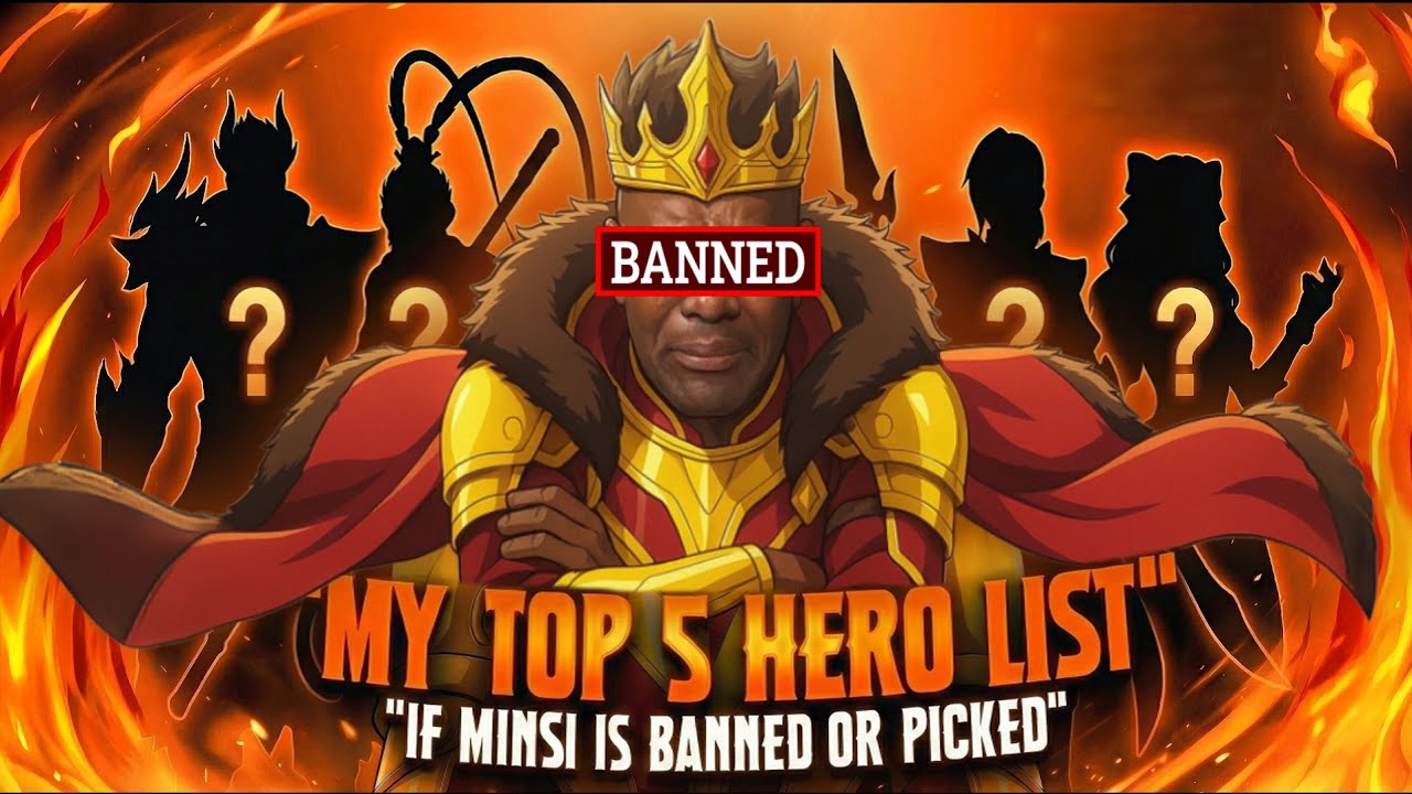 THEY PICKED/BANNED MY MINSITTHAR SO I PICKED THESE HEROES IN RANK • PART-1🔥