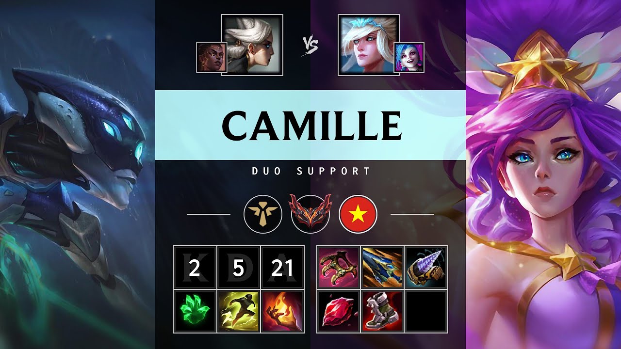 Camille Support vs Janna - VN Grandmaster Patch 25.08