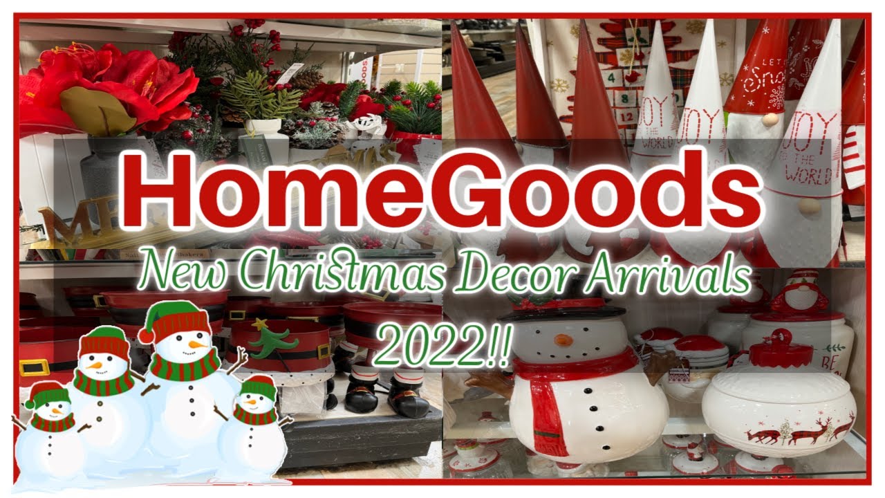 ✨HOMEGOODS✨ NEW CHRISTMAS DECORATIONS 2022! SHOP THE NEW CHRISTMAS DECOR ARRIVALS WITH ME!!