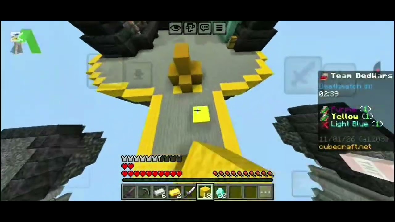 Minecraft cubecraft bedwars pvp #gaming #minecraft #bedwars 
