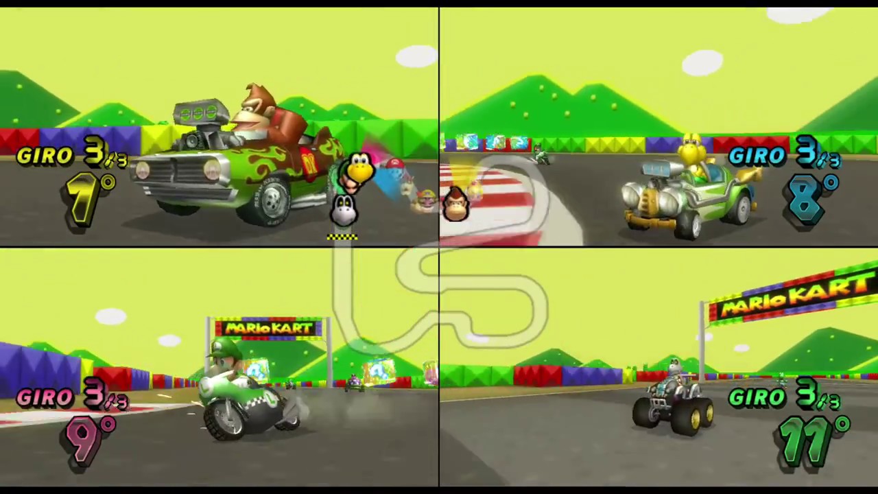 Mario Kart Wii ✦ 4 Players #001 (8 Tracks) 150cc