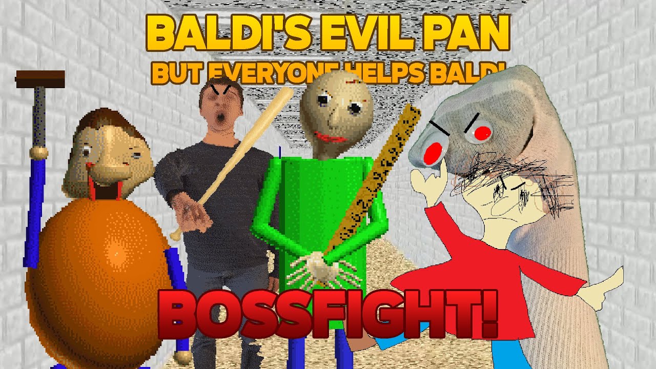 Боссфайт?!! | Злой план Балди [мод Baldi's Basics]