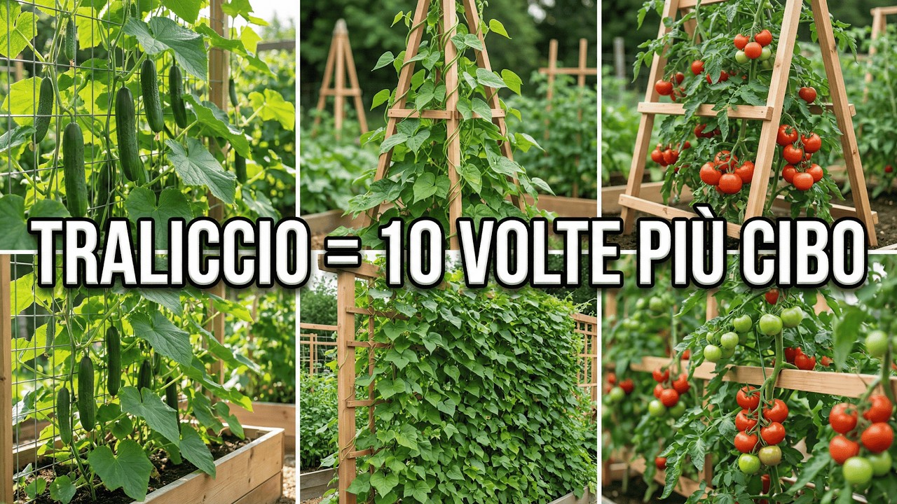 Queste 15 Colture Crescono MEGLIO Con il Traliccio!