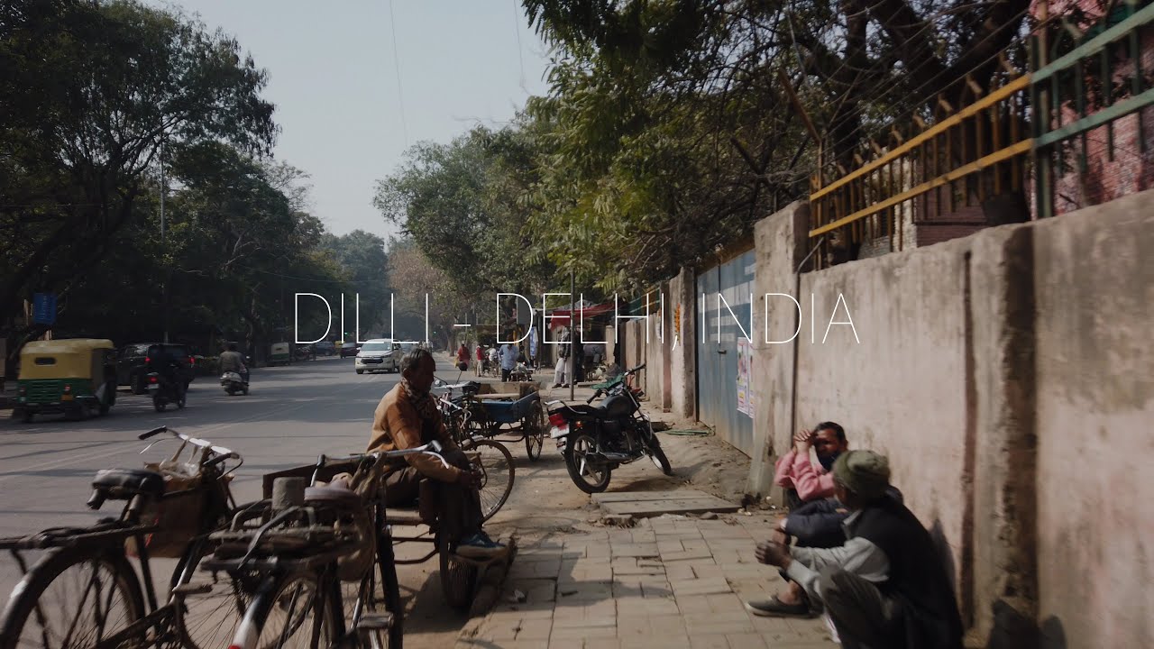 Walking in Delhi, India pt. 1 - 4K