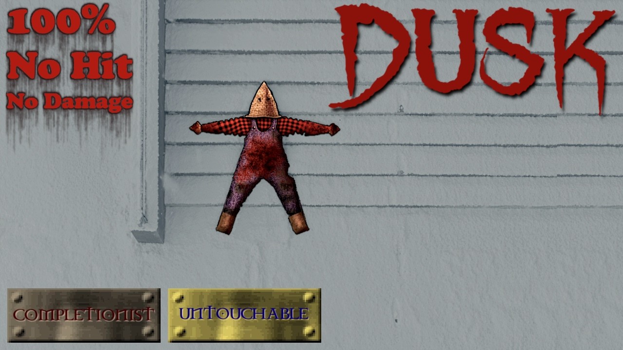 Dusk (HD)  No Hit / No Damage Run - All Enemies & Secrets  (World's First)