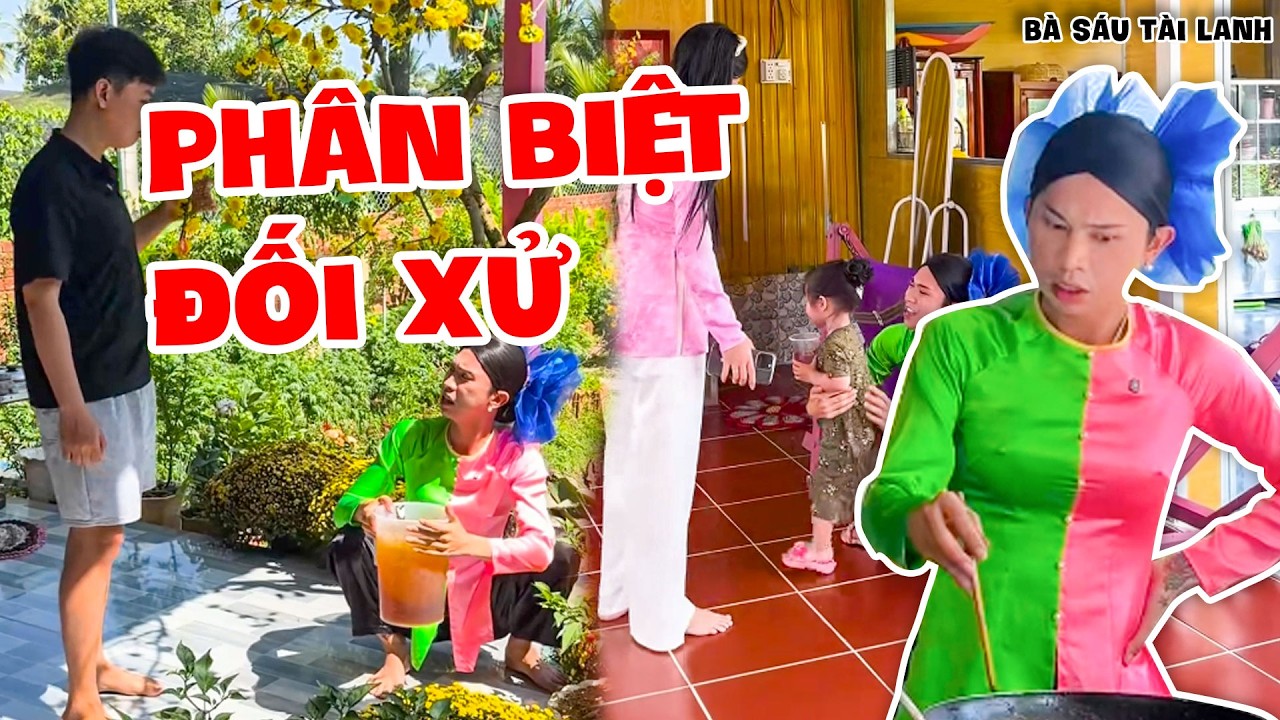 Phân Biệt Đối Xử Con Cái Trong Nhà, Bà Sáu Bị Hàng Xóm Qua Mắng Vốn Cực Hài   -  Bà Sáu Tài lanh