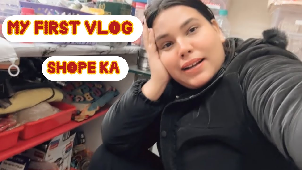 My first vlog Shope ka😊❤️#viralvideo #shop 