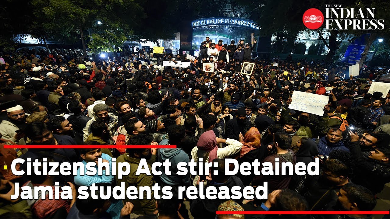 Citizenship Act stir: Detained Jamia students released,protests continue