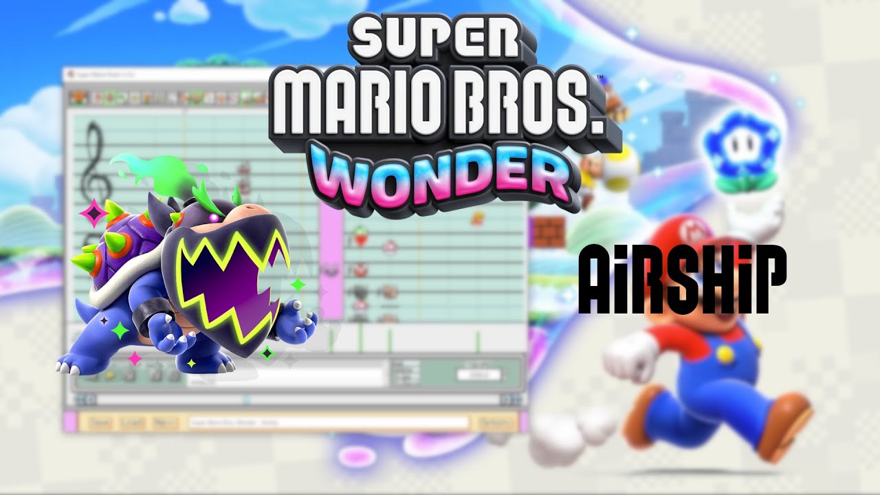 Airship - Super Mario Bros. Wonder | Super Mario Paint