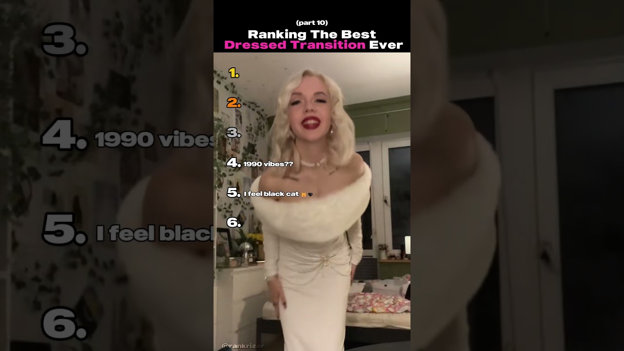 Ranking The Best Dressed Transition Ever (Part 10) #dress #beautiful #women #shorts