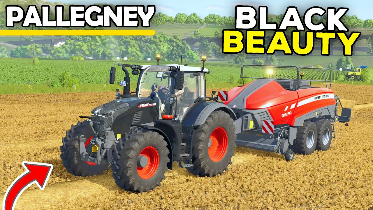 BLACK BEAUTY IS ON THE FARM! | Pallegney Farming Simulator 25 - Episode 4