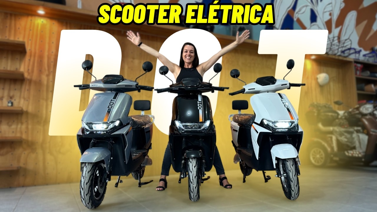 Scooter elétrica que não precisa de habilitação? 🤔 Scooter eletrica Dot - Vem conhecer.