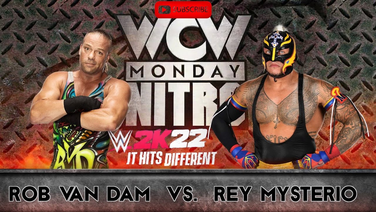 WWE2K22: R.V.D (Rob Van Dam) Vs Rey Mysterio At Wcw Nitro Epic Retro Match Up