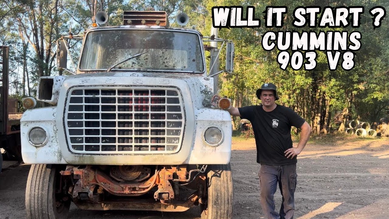 Заведётся ли дизель? Дизельный грузовик Cummins V8 Ford
