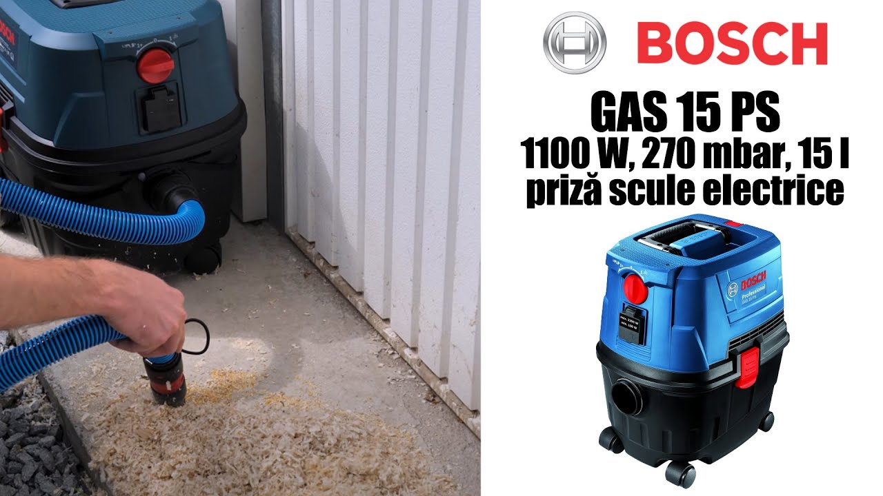 Cauți aspirator pentru #atelierultau ? Încearcă GAS 15 PS de la #bosch ! 💪 #demo #diy  #tools #test