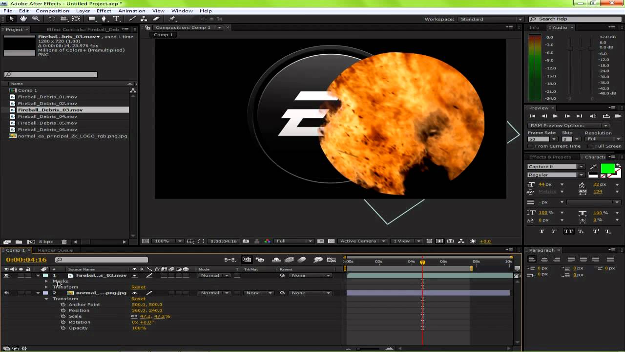 EA Sports Logo Video AE Tutorial