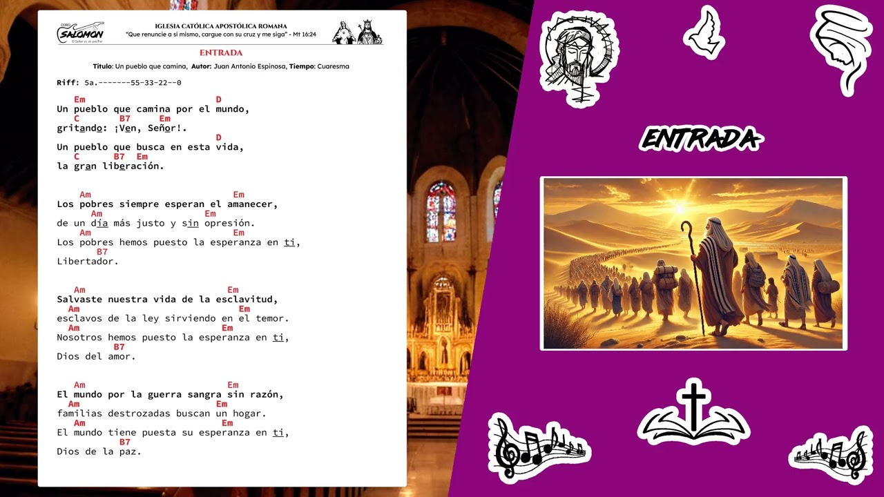 Un Pueblo Que Camina | Canto de Entrada - Cuaresma - Juan Antonio Espinoza