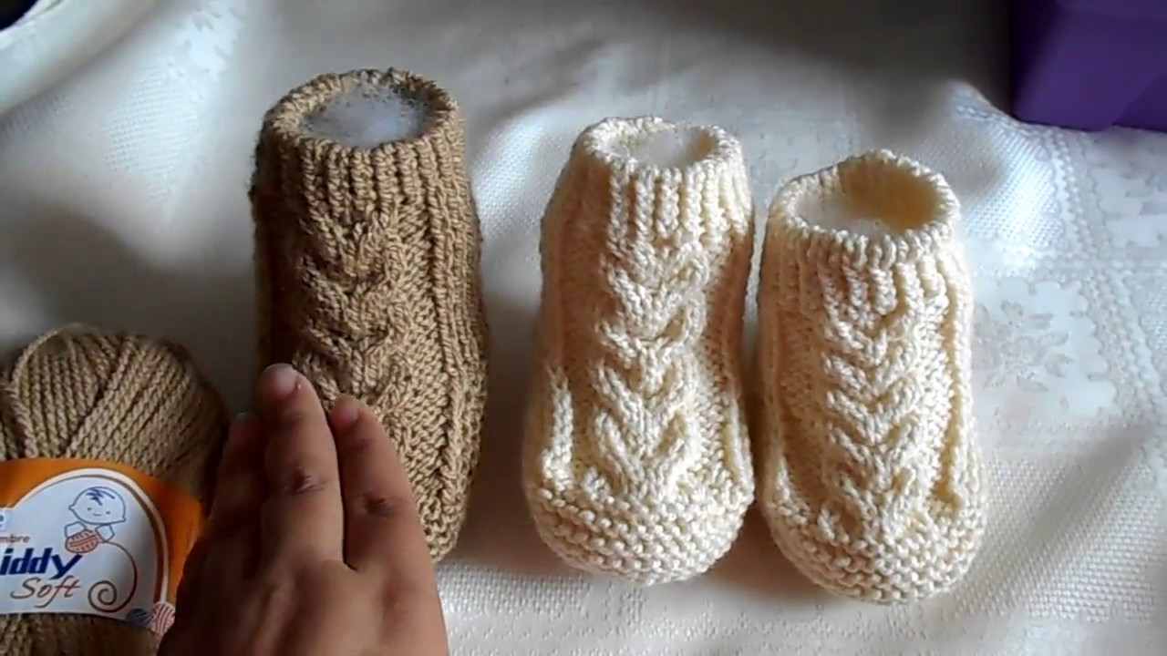 Botas - Zapatos para bebe en dos agujas #1