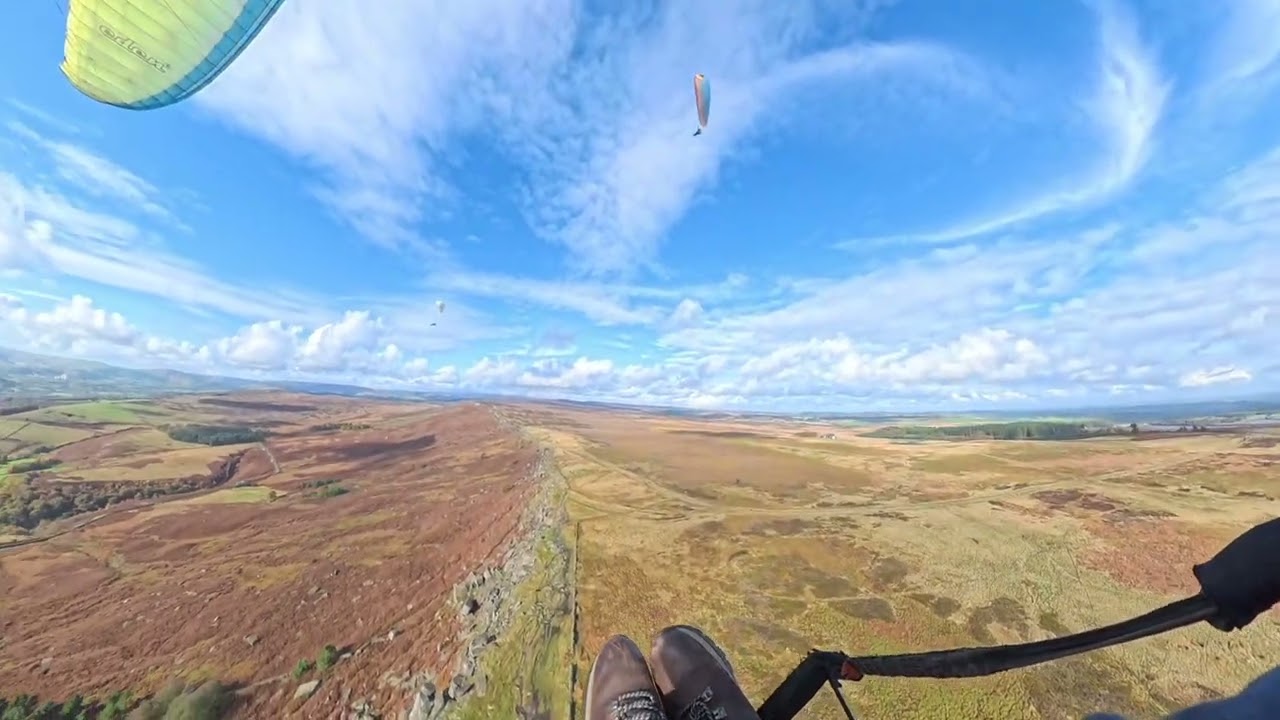 Stanage Oct 2025 Paragliding